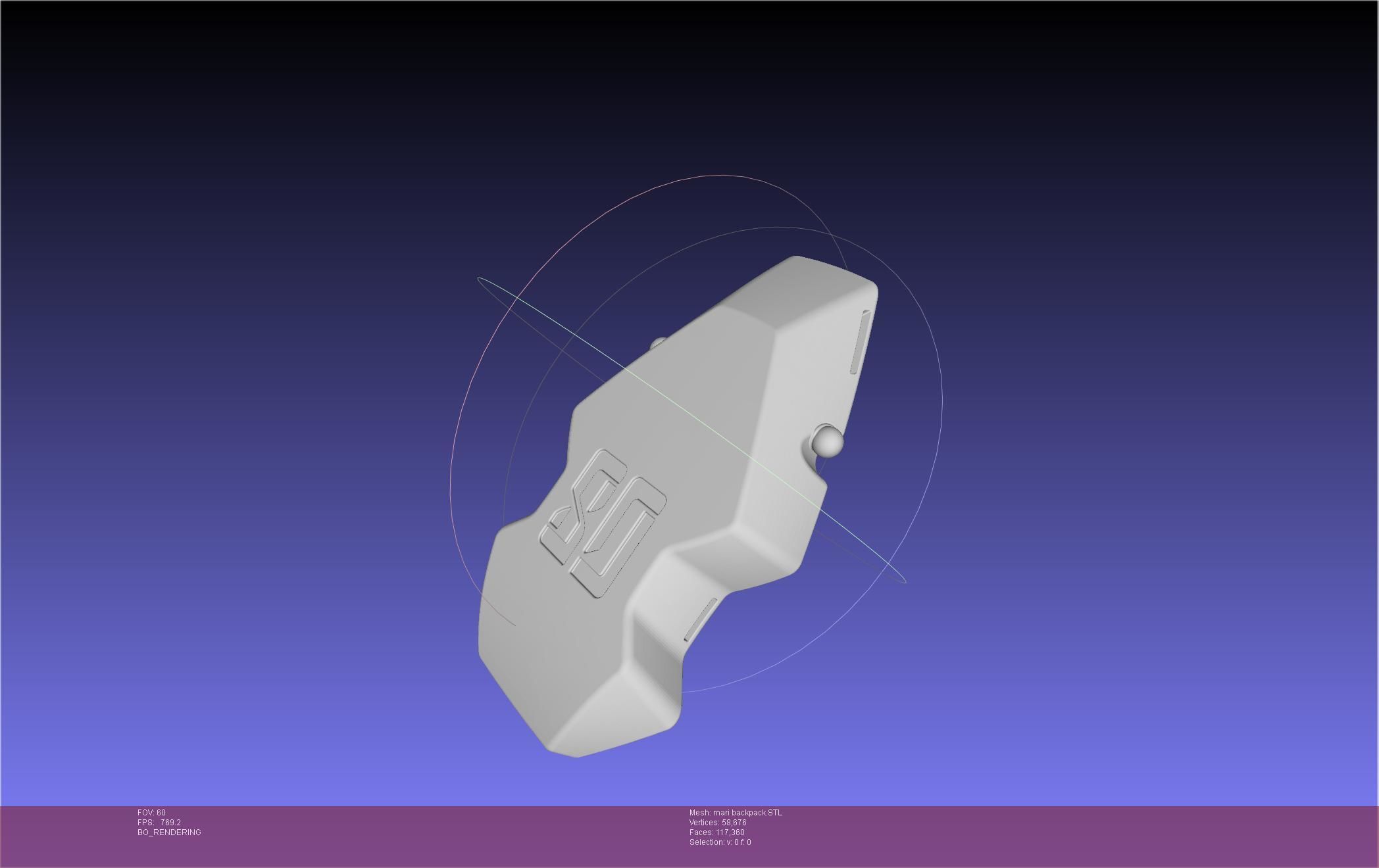 Evangelion Finale Mari Backpack 3D print model_28