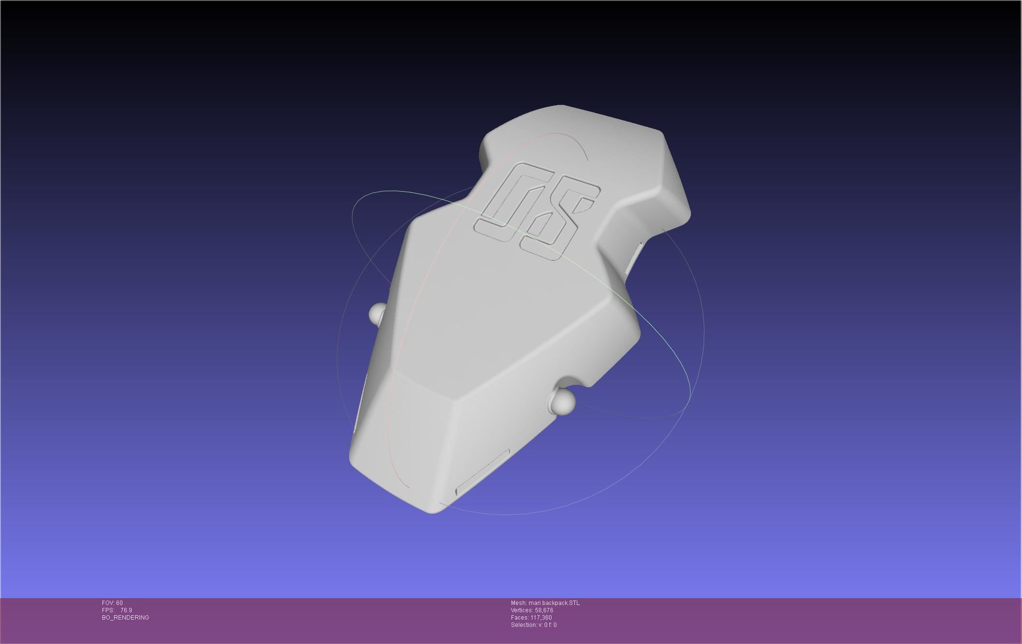 Evangelion Finale Mari Backpack 3D print model_1