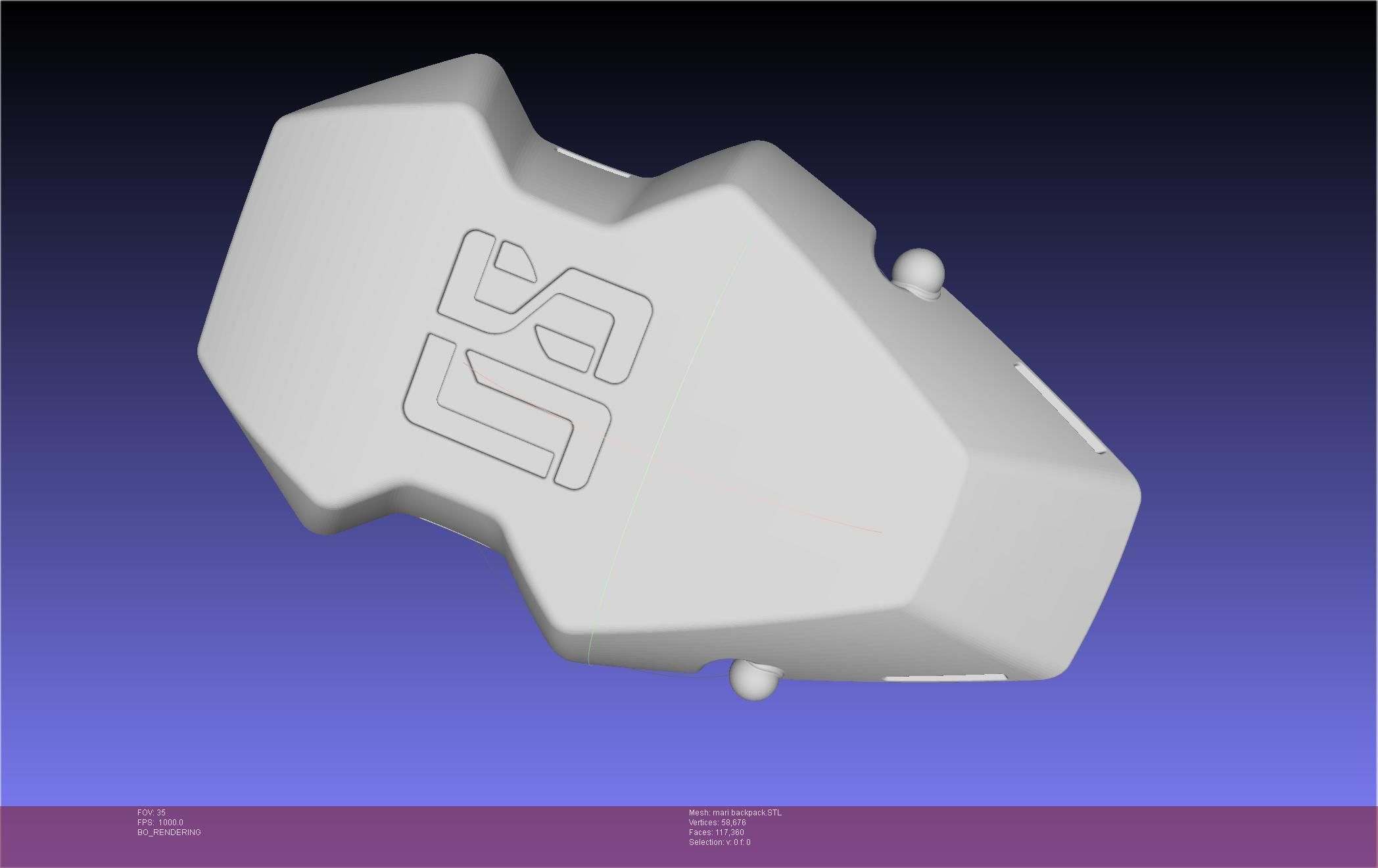 Evangelion Finale Mari Backpack 3D print model_60