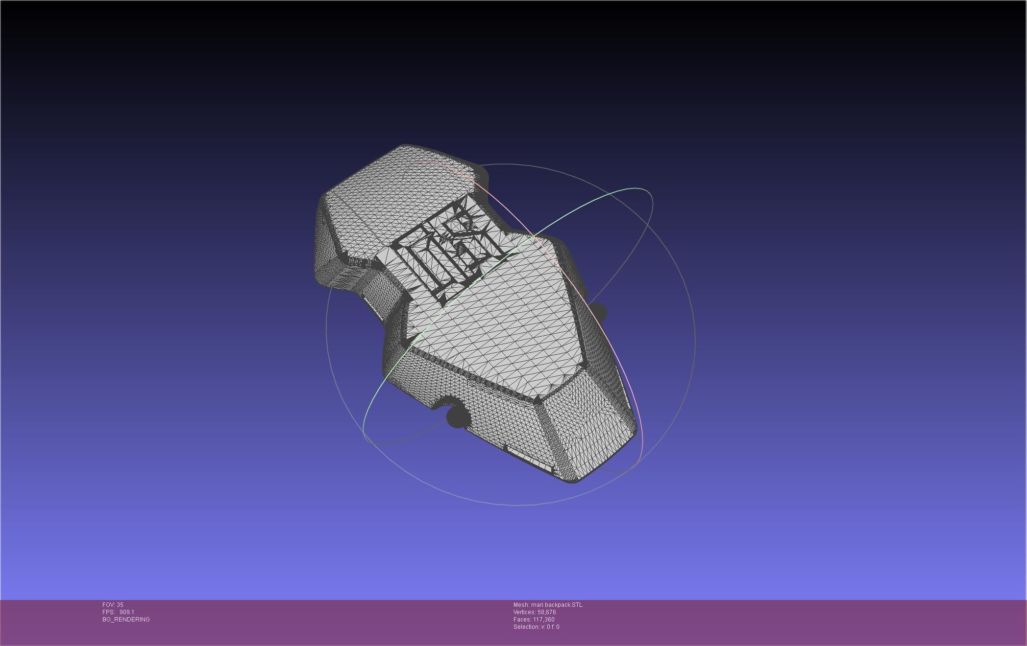 Evangelion Finale Mari Backpack 3D print model_45