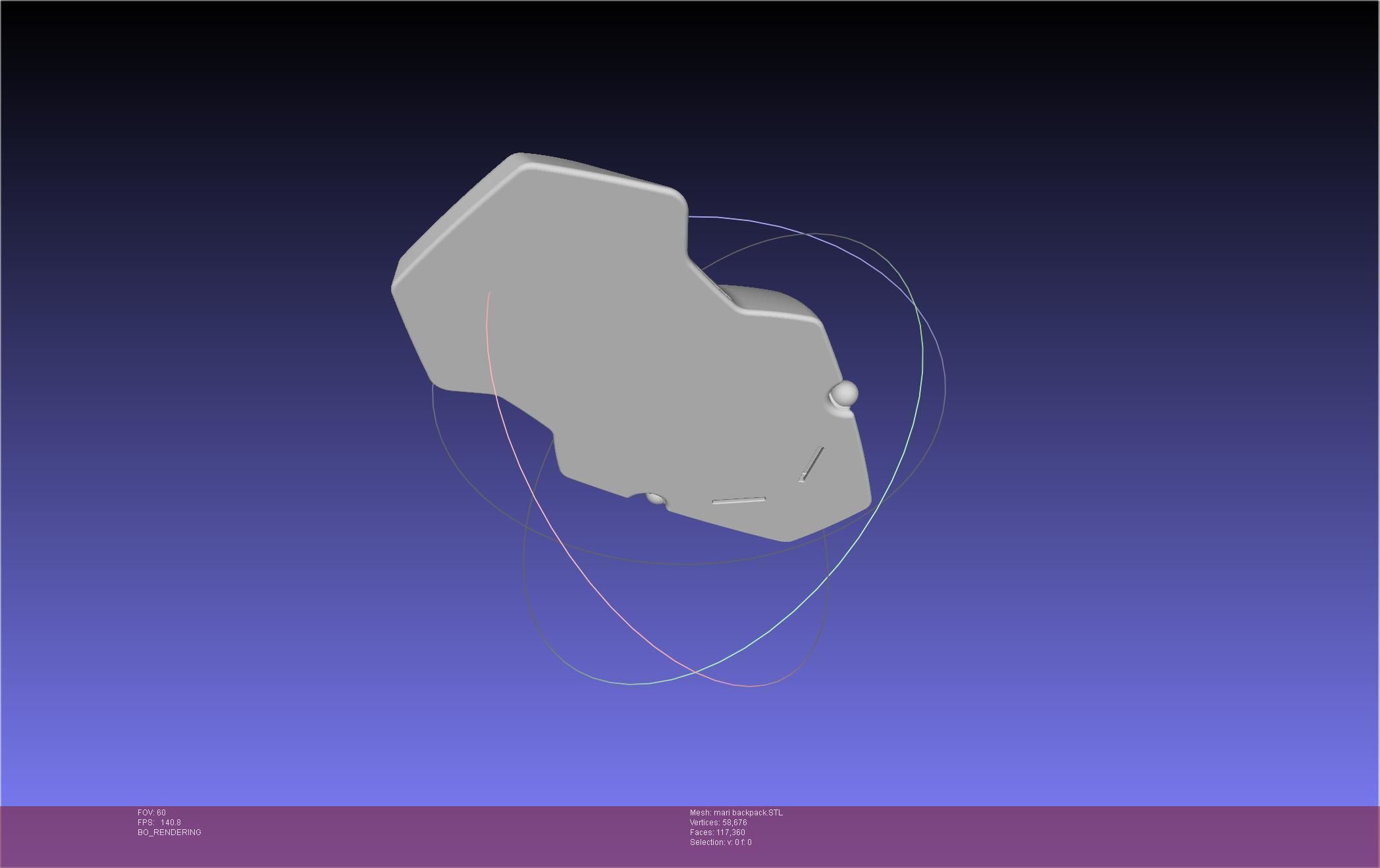 Evangelion Finale Mari Backpack 3D print model_13