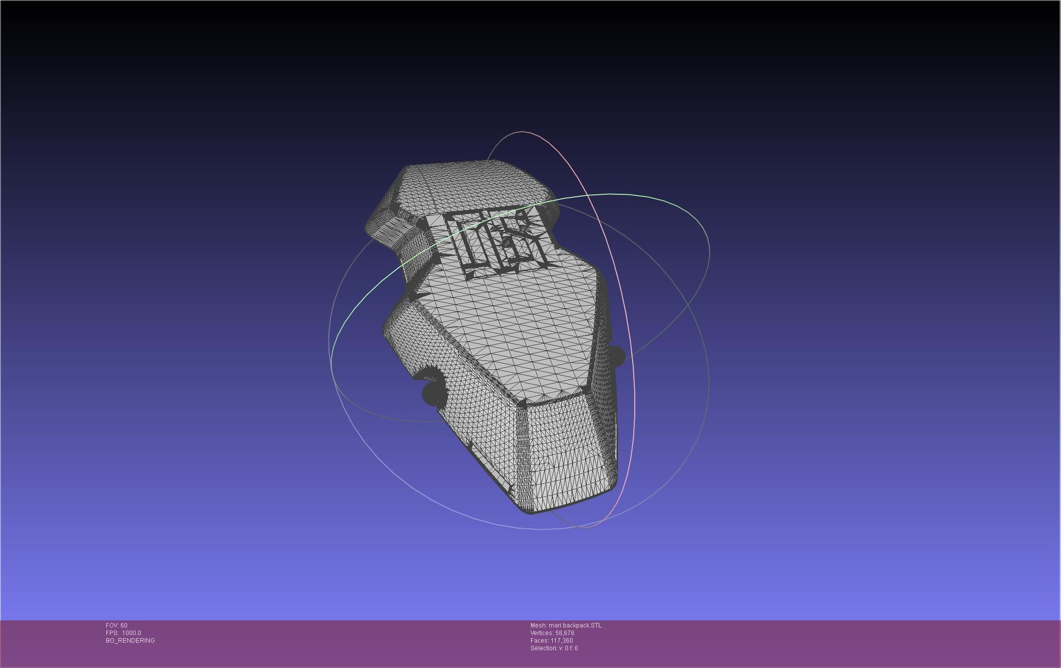 Evangelion Finale Mari Backpack 3D print model_37