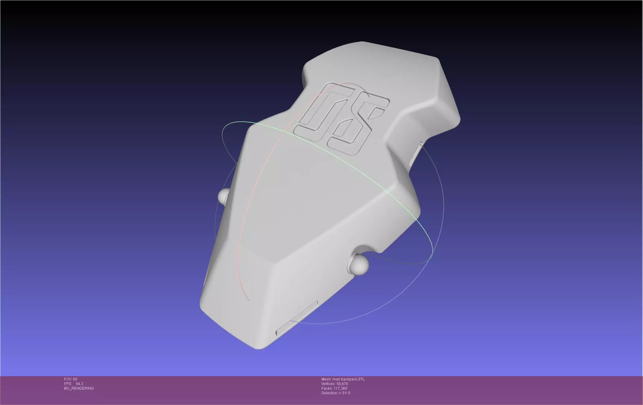Evangelion Finale Mari Backpack 3D print model_0