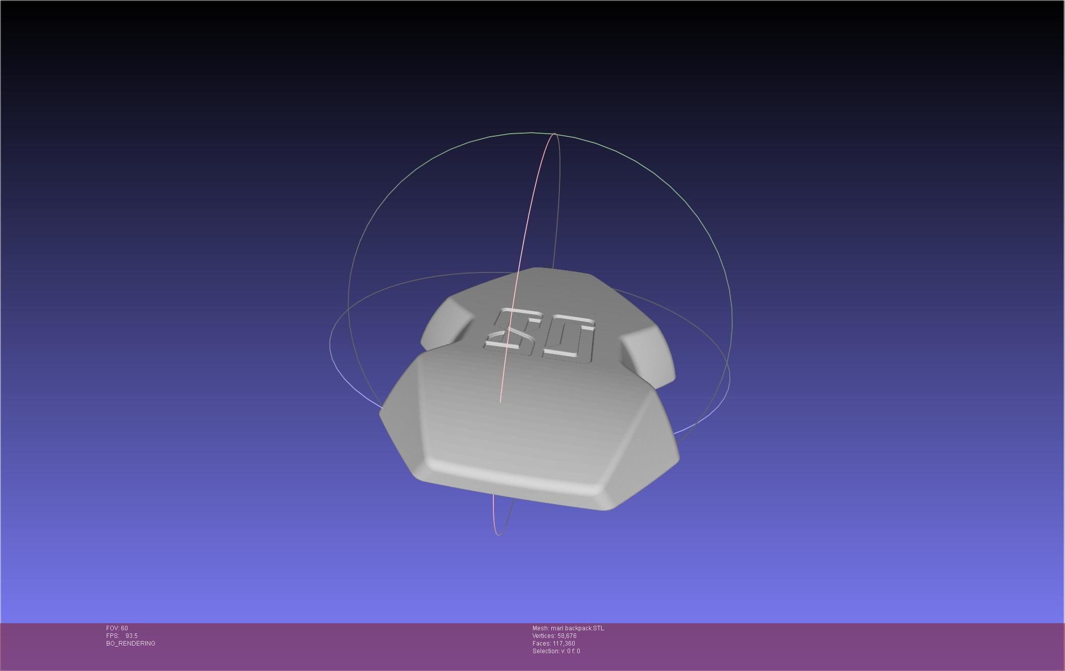 Evangelion Finale Mari Backpack 3D print model_7