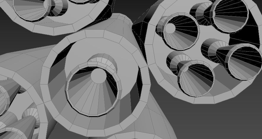 Soyuz R-7 Low-poly 3D model_7