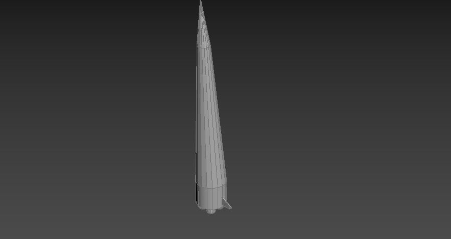 Soyuz R-7 Low-poly 3D model_8