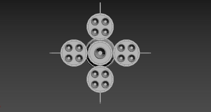 Soyuz R-7 Low-poly 3D model_17