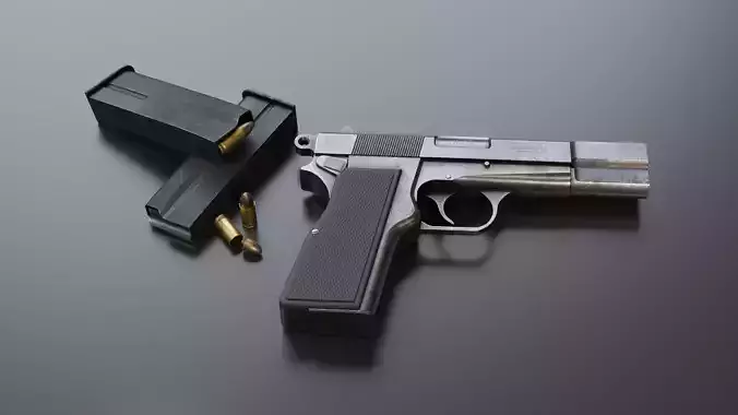 Pistol 9mm Browning Hi-Power