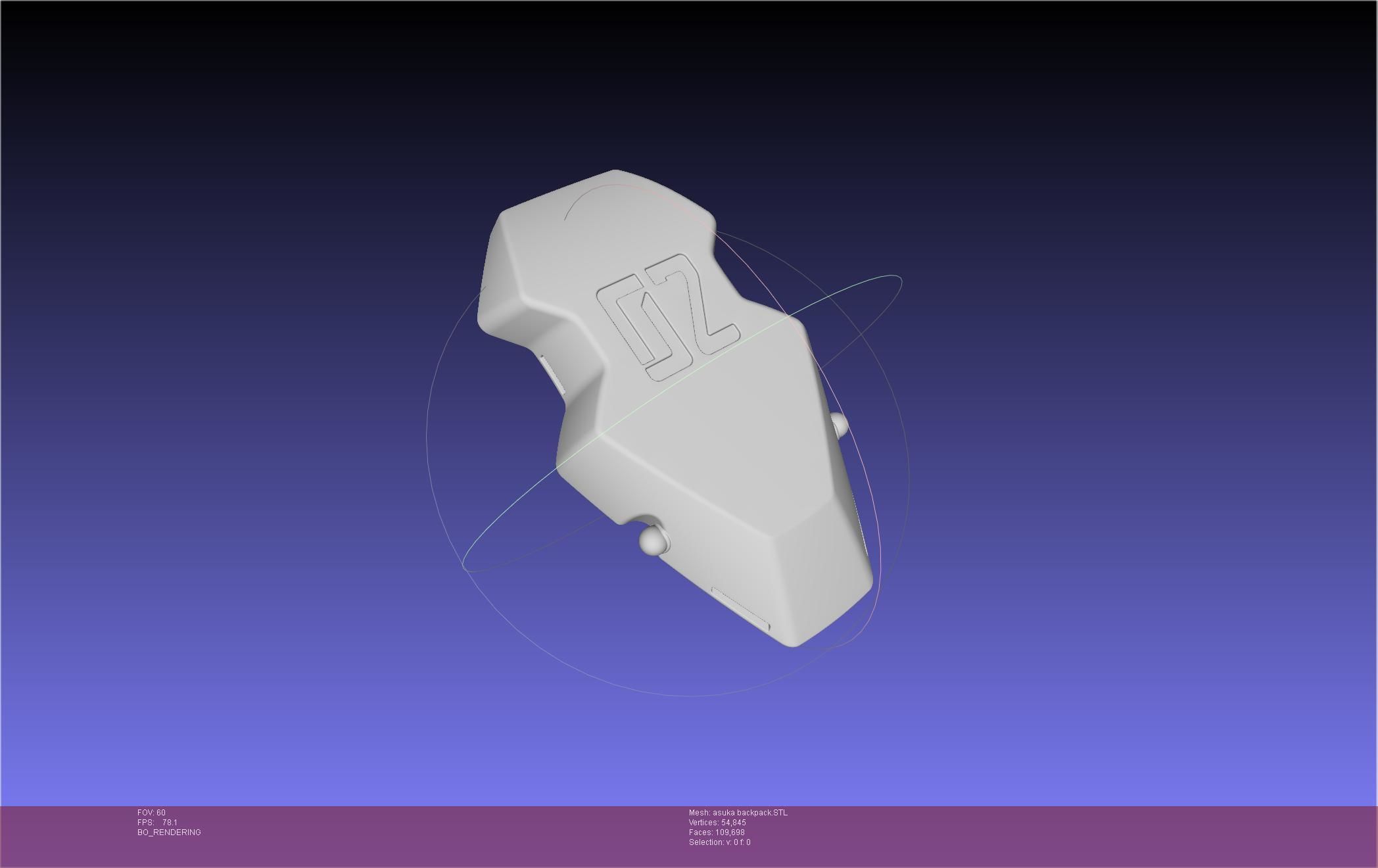 Evangelion Finale Asuka Backpack 3D print model_1