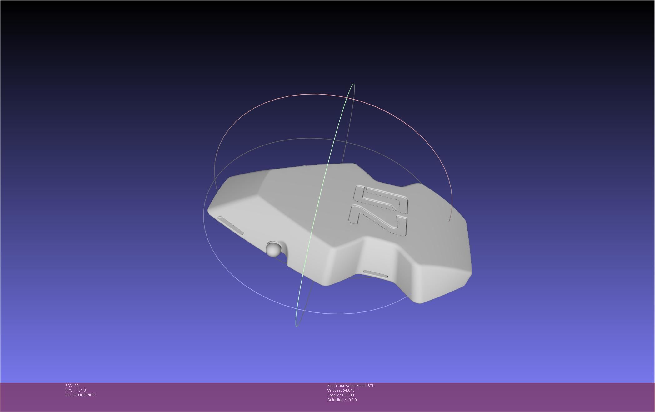 Evangelion Finale Asuka Backpack 3D print model_6