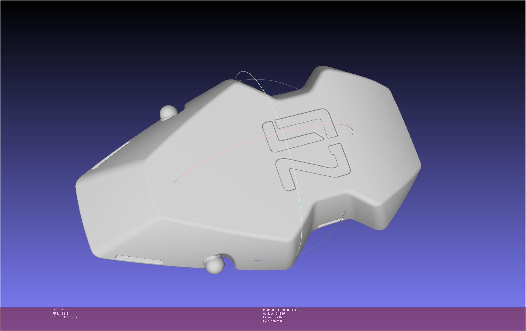 Evangelion Finale Asuka Backpack 3D print model_41