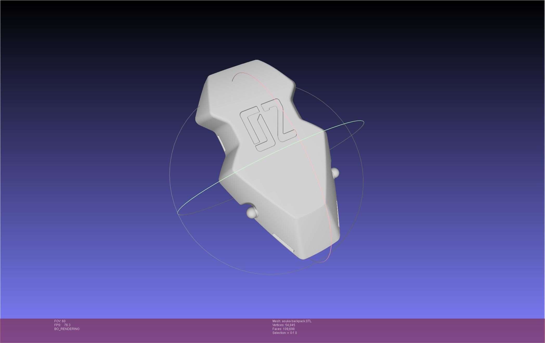 Evangelion Finale Asuka Backpack 3D print model_2