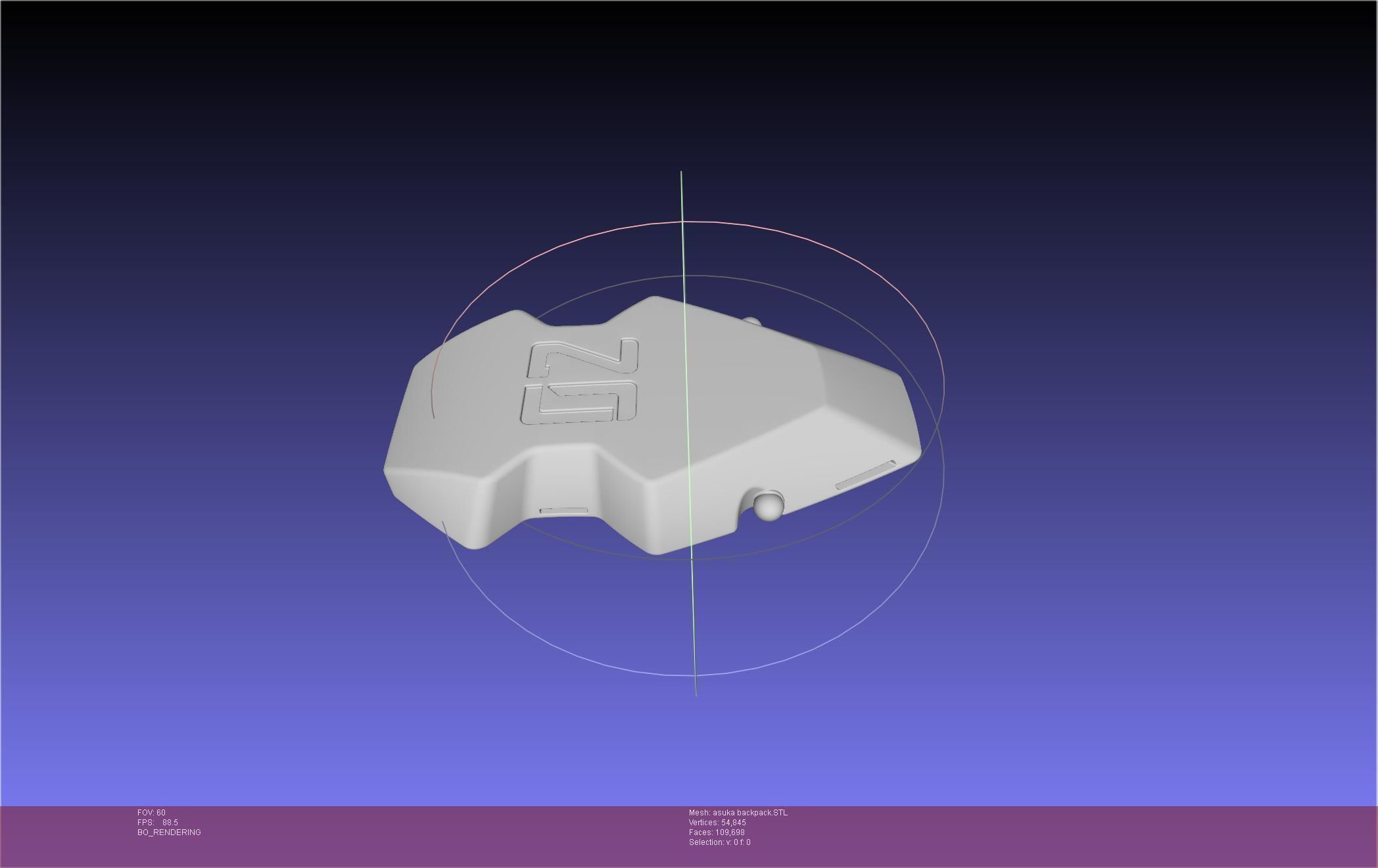 Evangelion Finale Asuka Backpack 3D print model_4