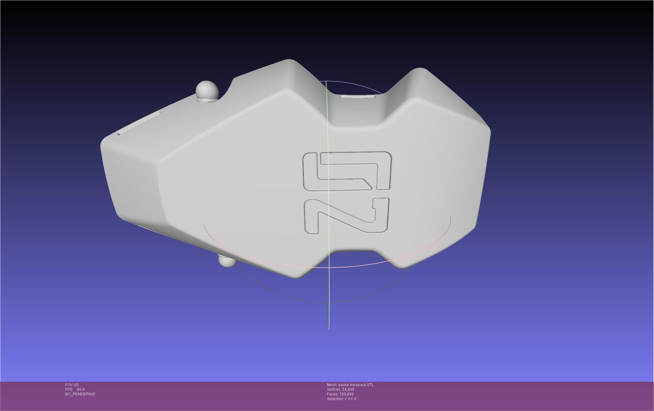 Evangelion Finale Asuka Backpack 3D print model_50