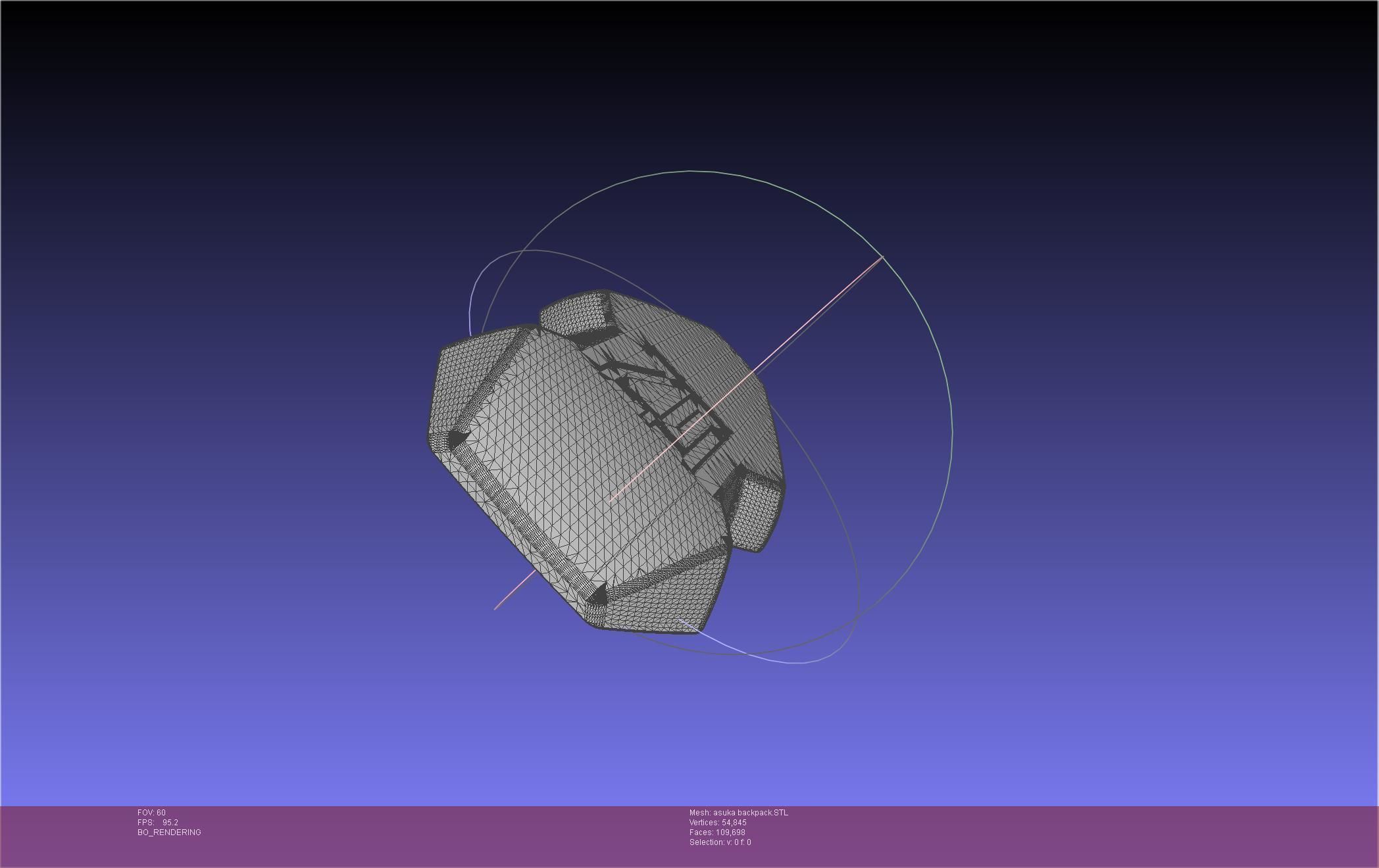 Evangelion Finale Asuka Backpack 3D print model_26