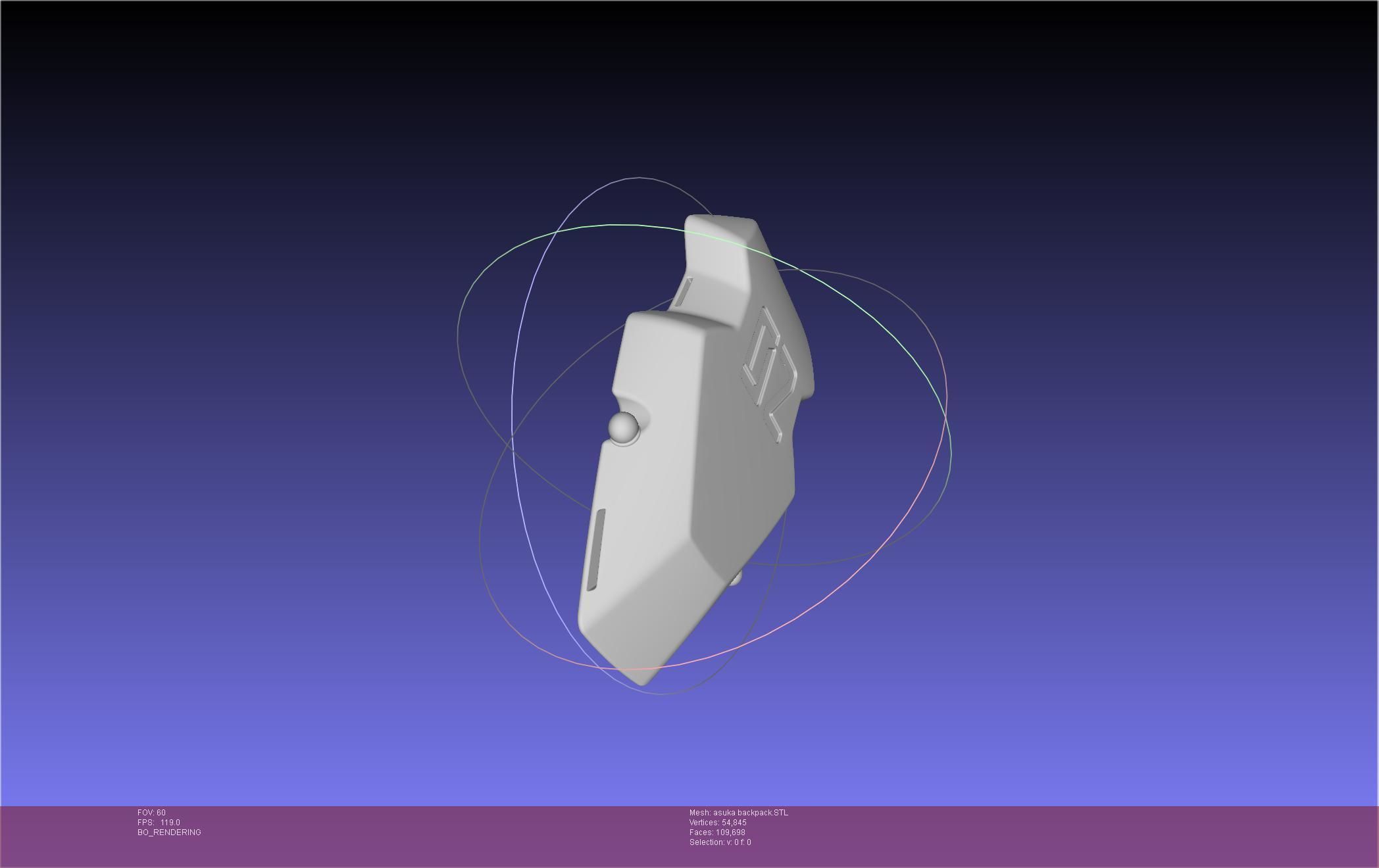 Evangelion Finale Asuka Backpack 3D print model_8