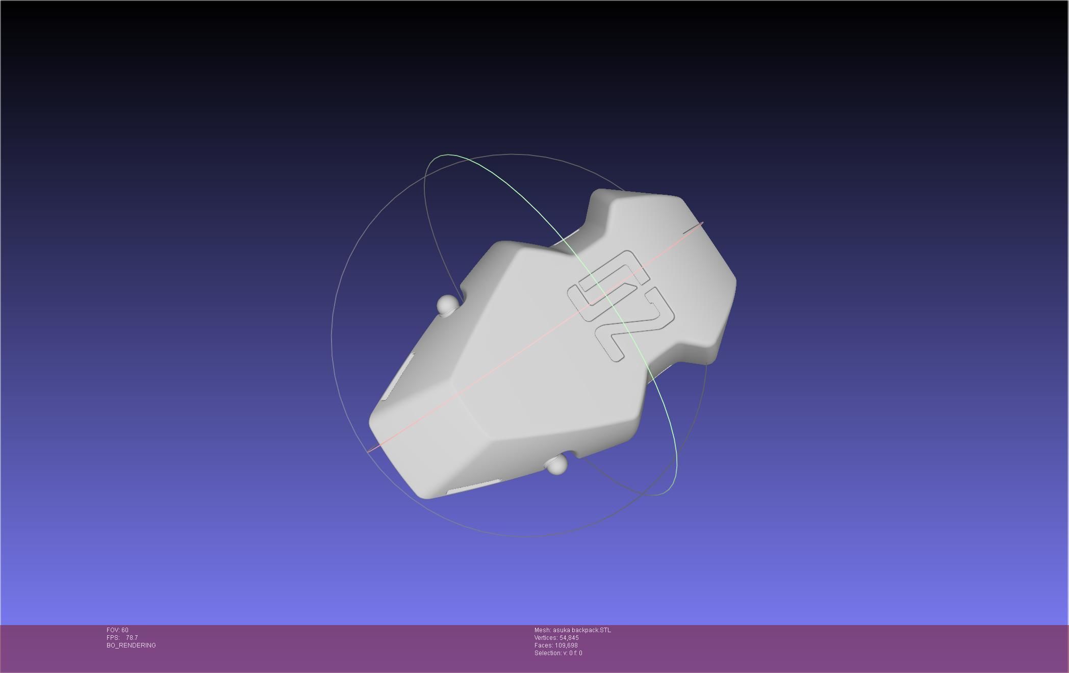 Evangelion Finale Asuka Backpack 3D print model_7