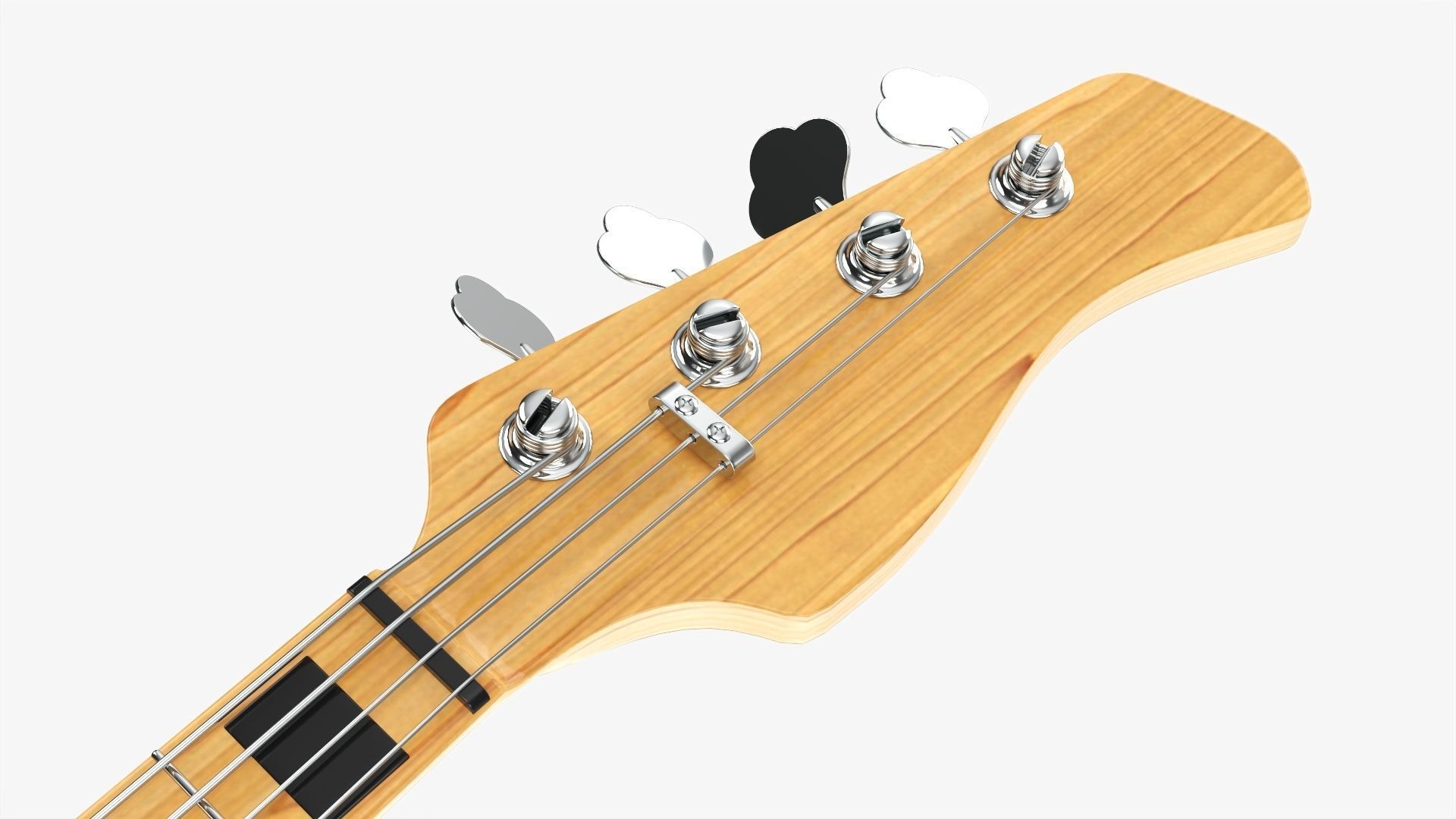 Bass guitar electric 4-string 01 3D model_6