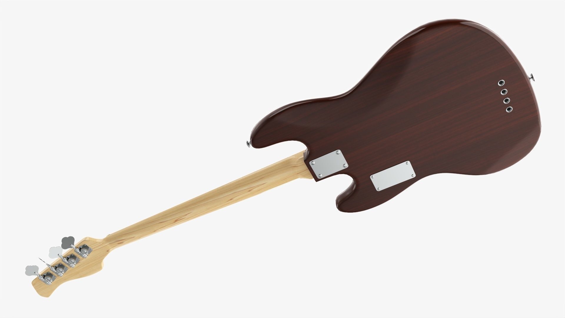 Bass guitar electric 4-string 01 3D model_3