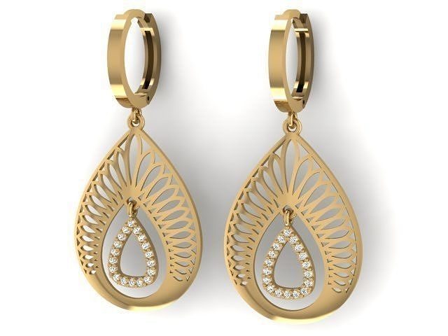  Women Earring  3D print model