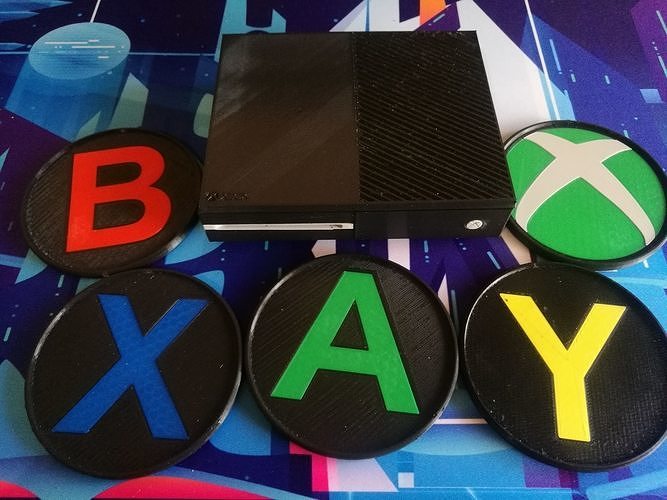 XBOX coasters and  mini console coaster holder  3D print model