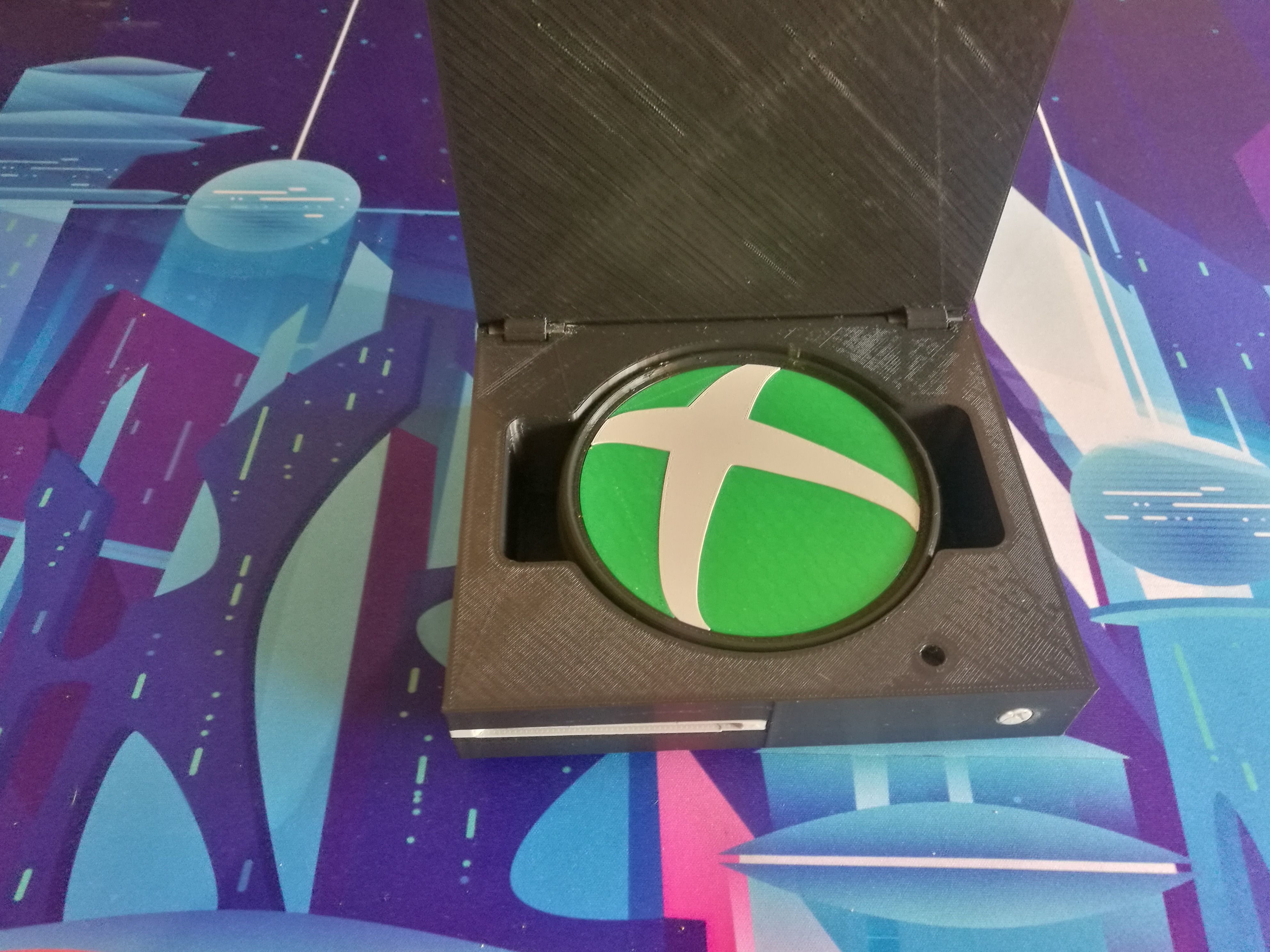 XBOX coasters and  mini console coaster holder  3D print model_2
