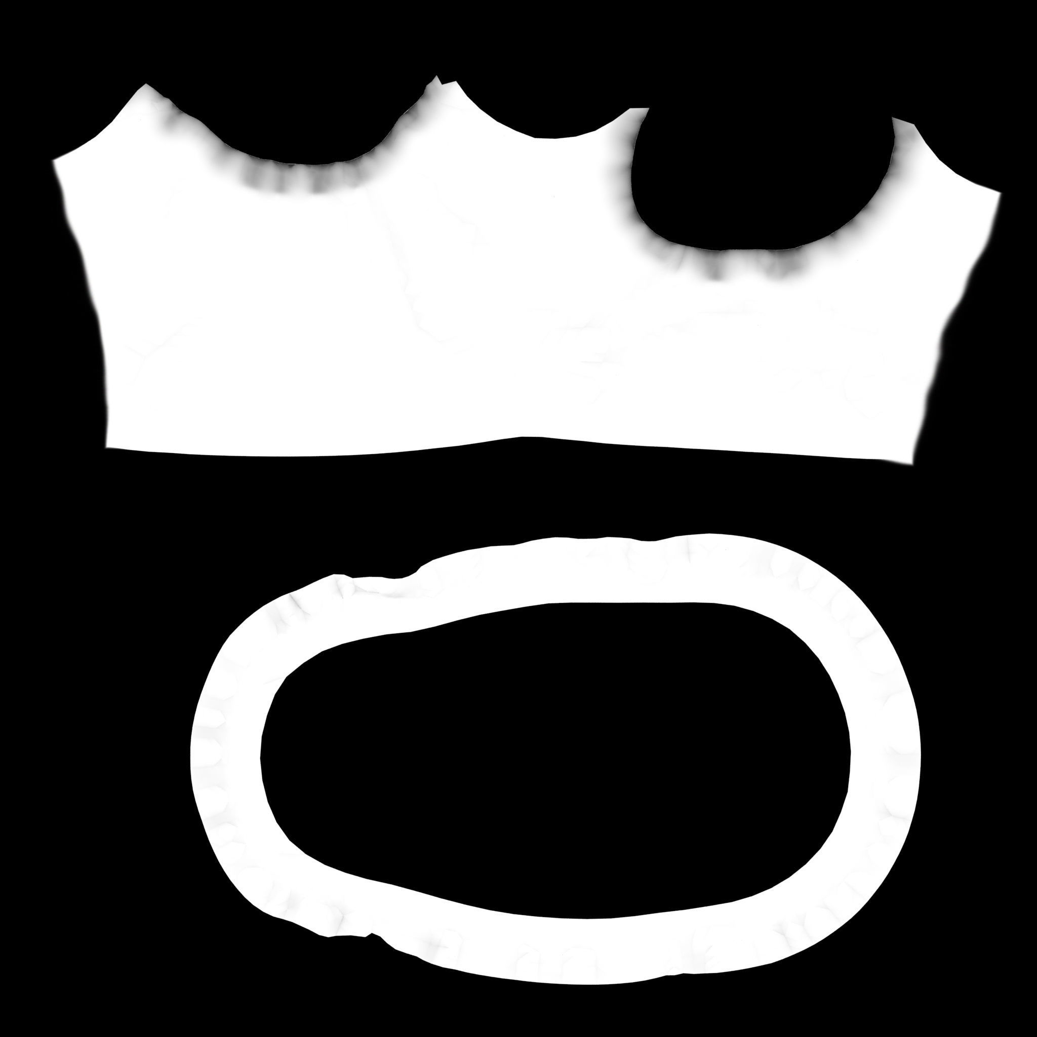  Female Top Low-poly 3D model_8