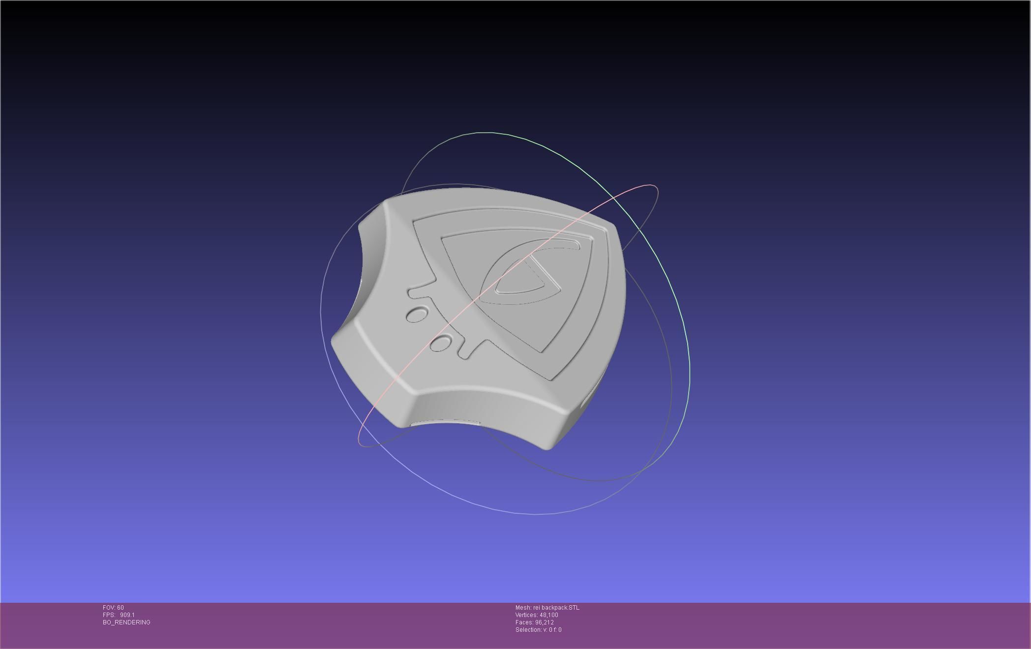 Evangelion Rebuild Rei Backpack 3D print model_14