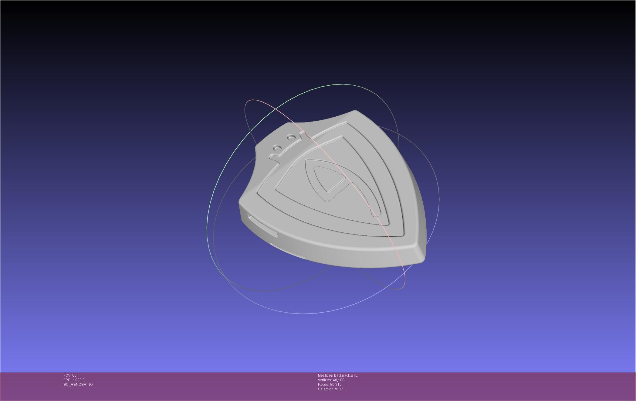 Evangelion Rebuild Rei Backpack 3D print model_3