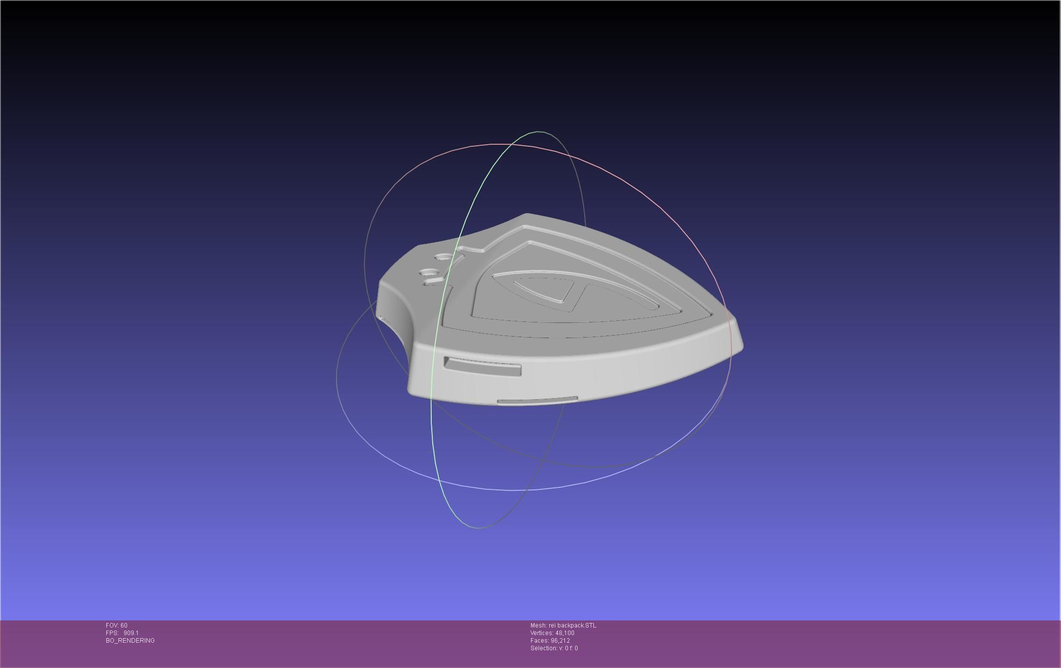 Evangelion Rebuild Rei Backpack 3D print model_4