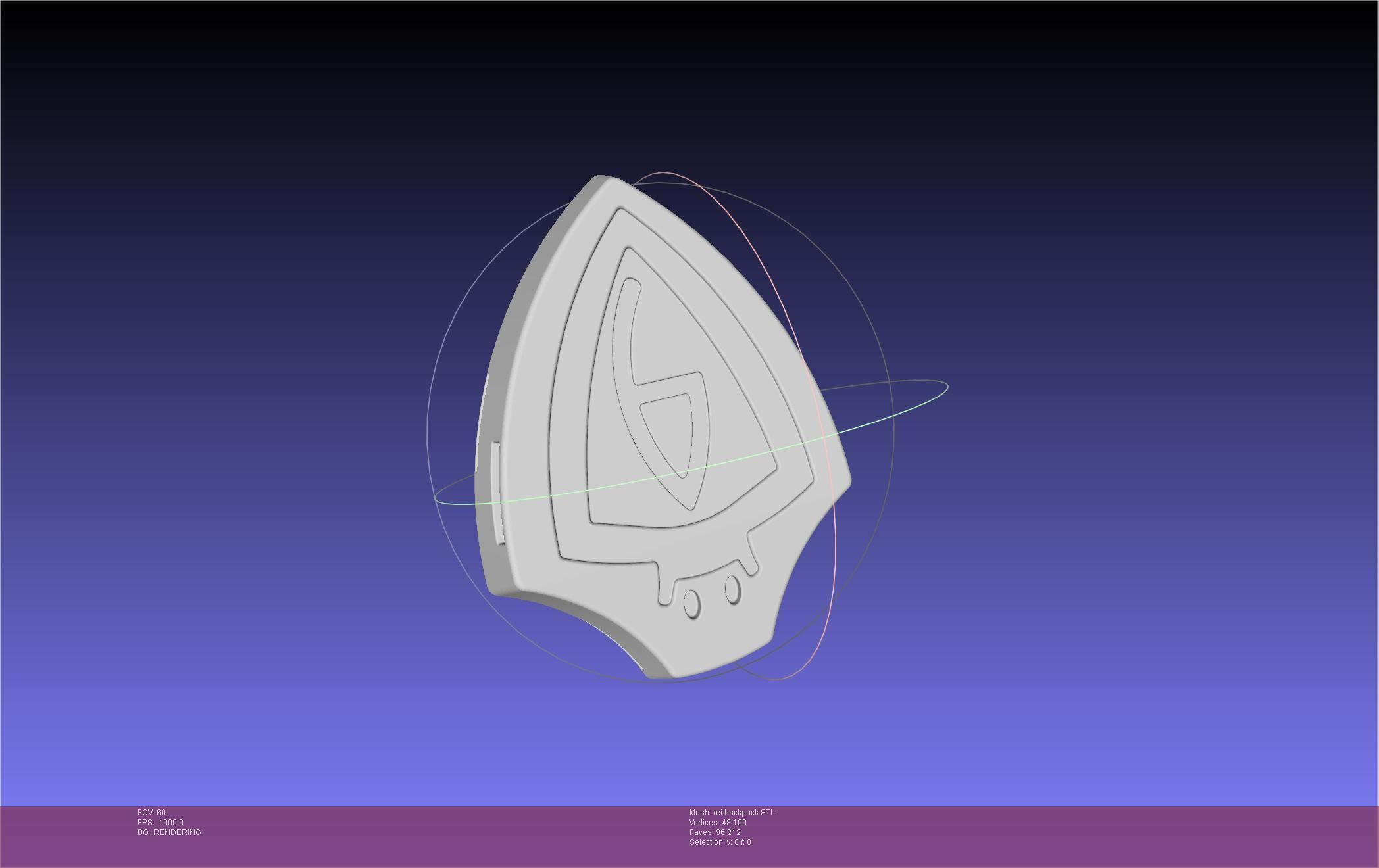 Evangelion Rebuild Rei Backpack 3D print model_35