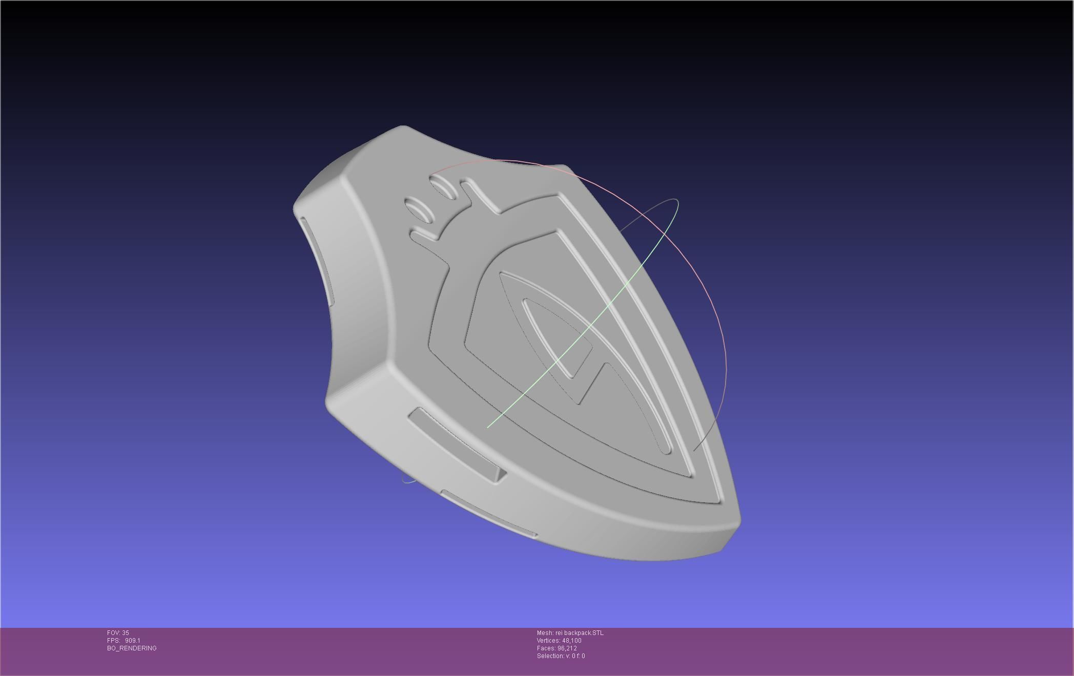 Evangelion Rebuild Rei Backpack 3D print model_60