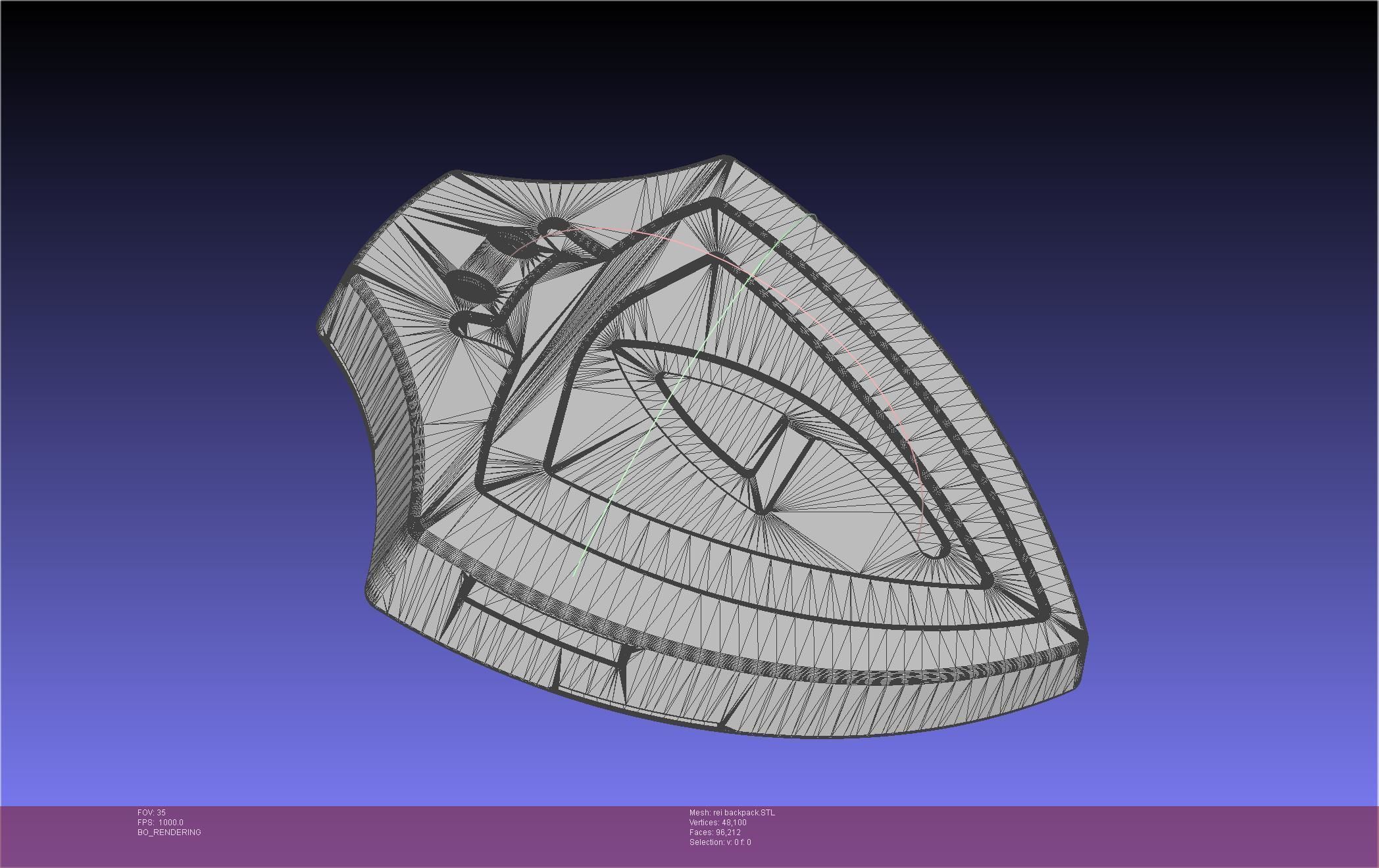 Evangelion Rebuild Rei Backpack 3D print model_50