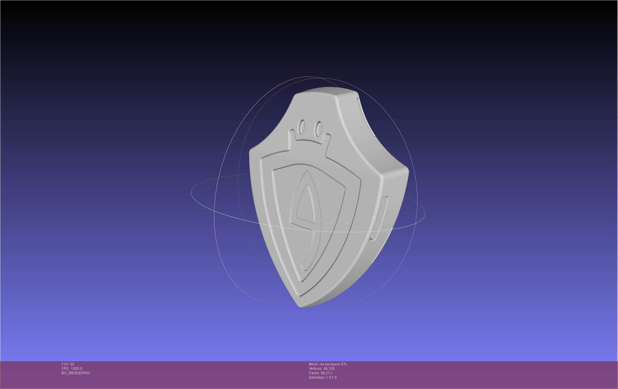 Evangelion Rebuild Rei Backpack 3D print model_1