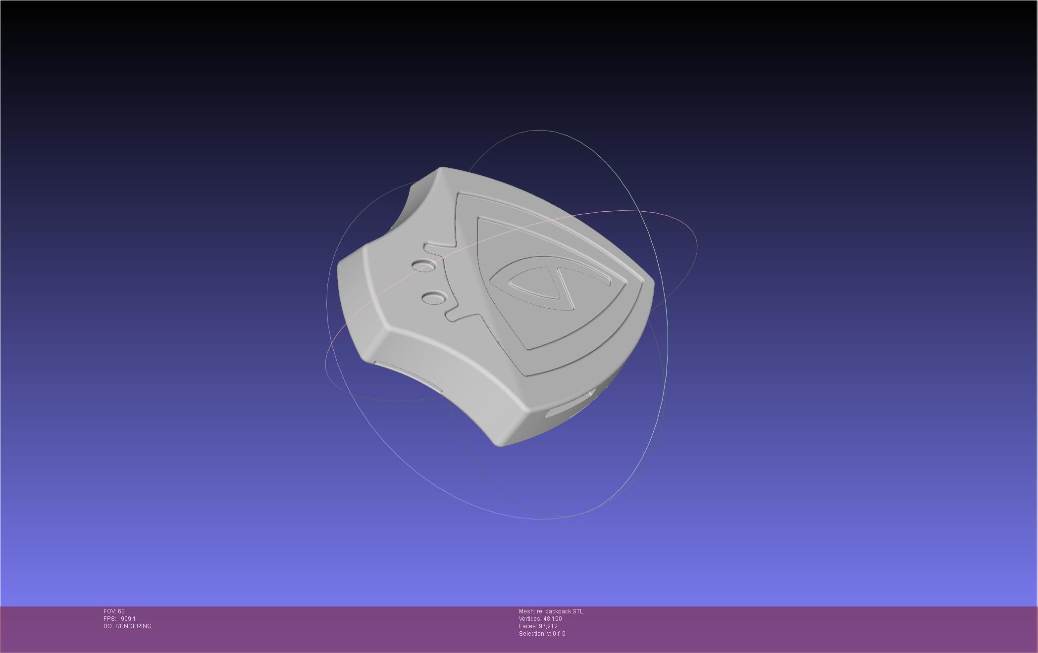 Evangelion Rebuild Rei Backpack 3D print model_13