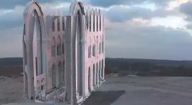 Cathedral interior sketchy taller