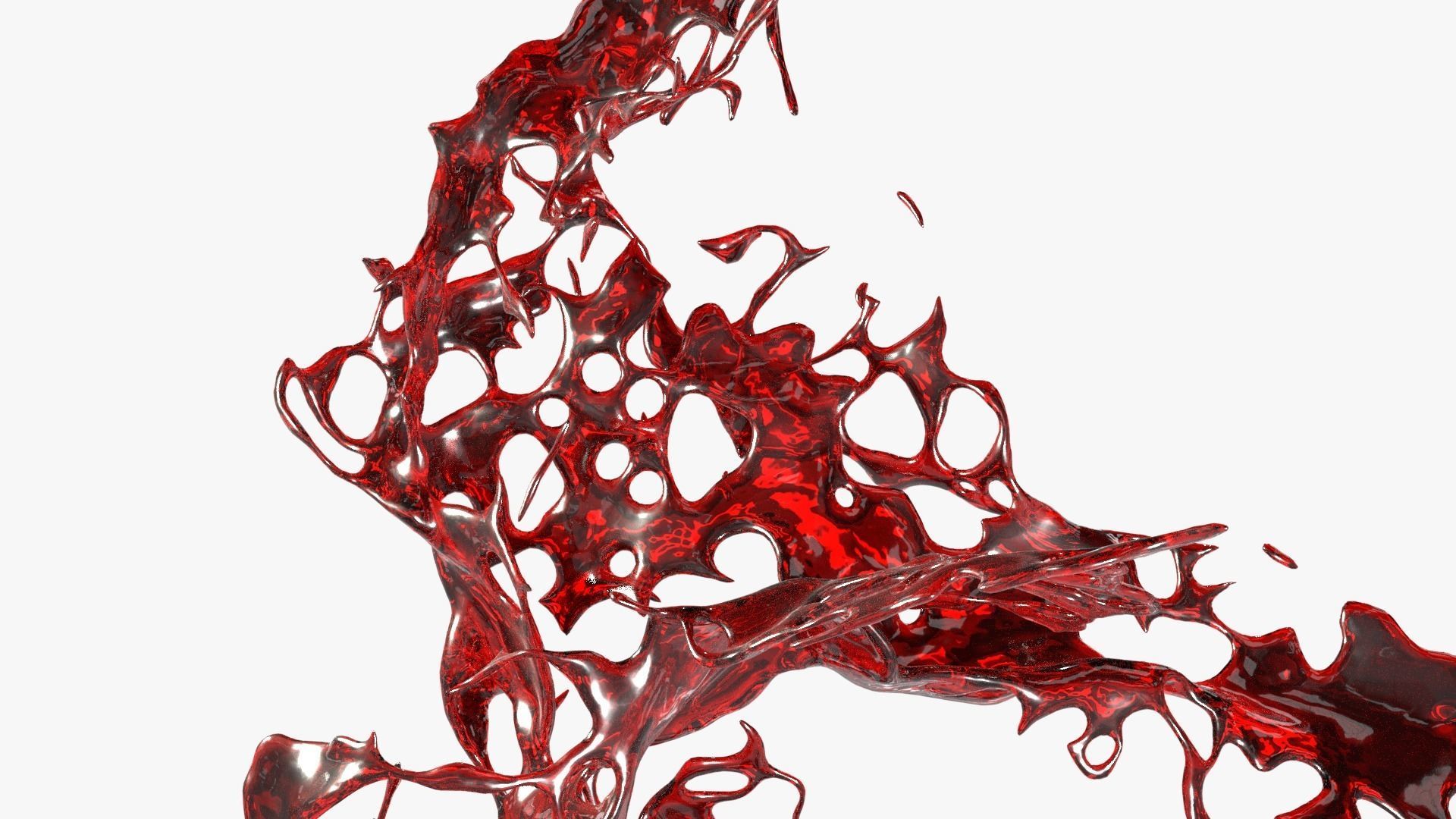 Blood Splash Free 3D model_3