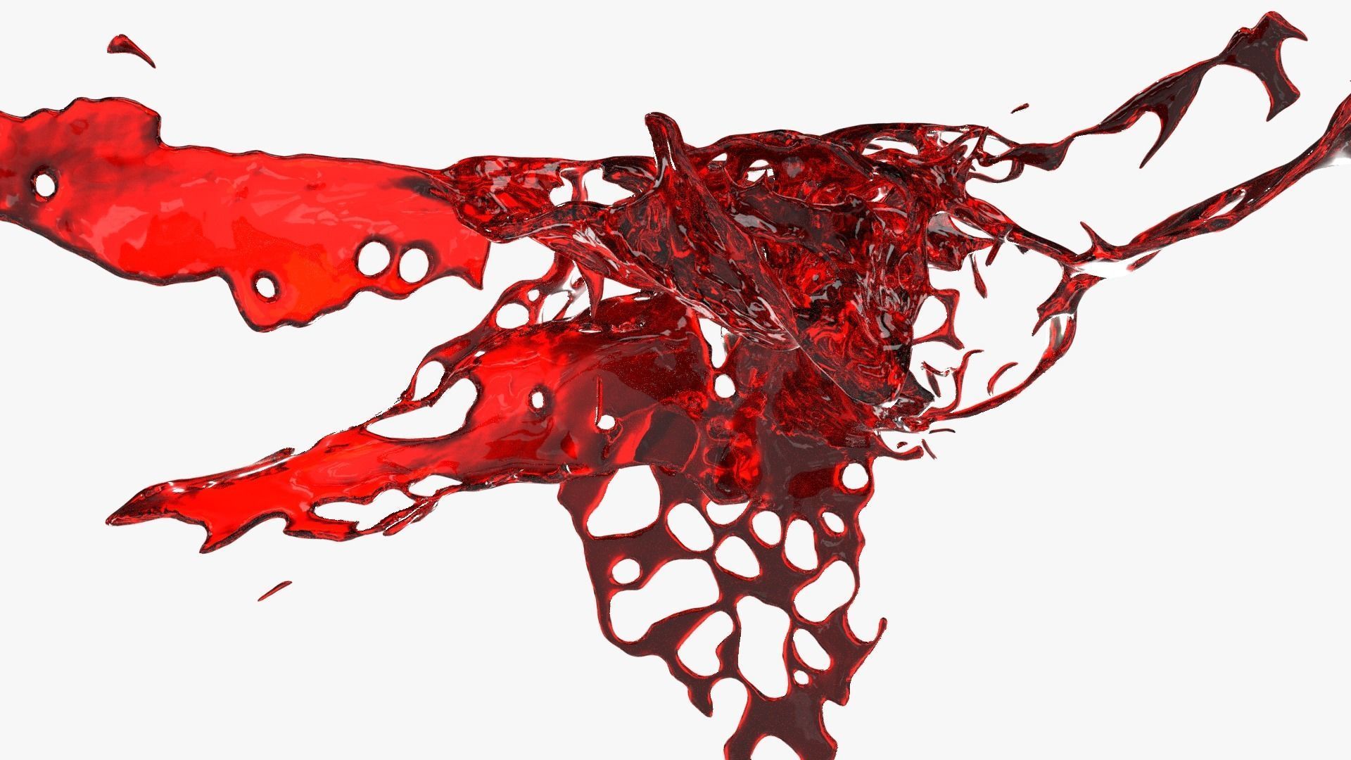 Blood Splash Free 3D model_4