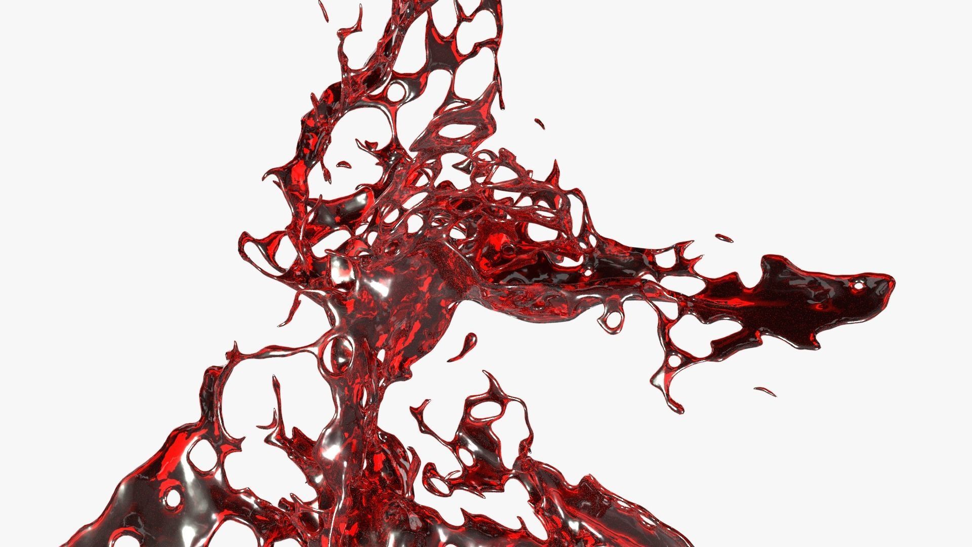 Blood Splash Free 3D model_1