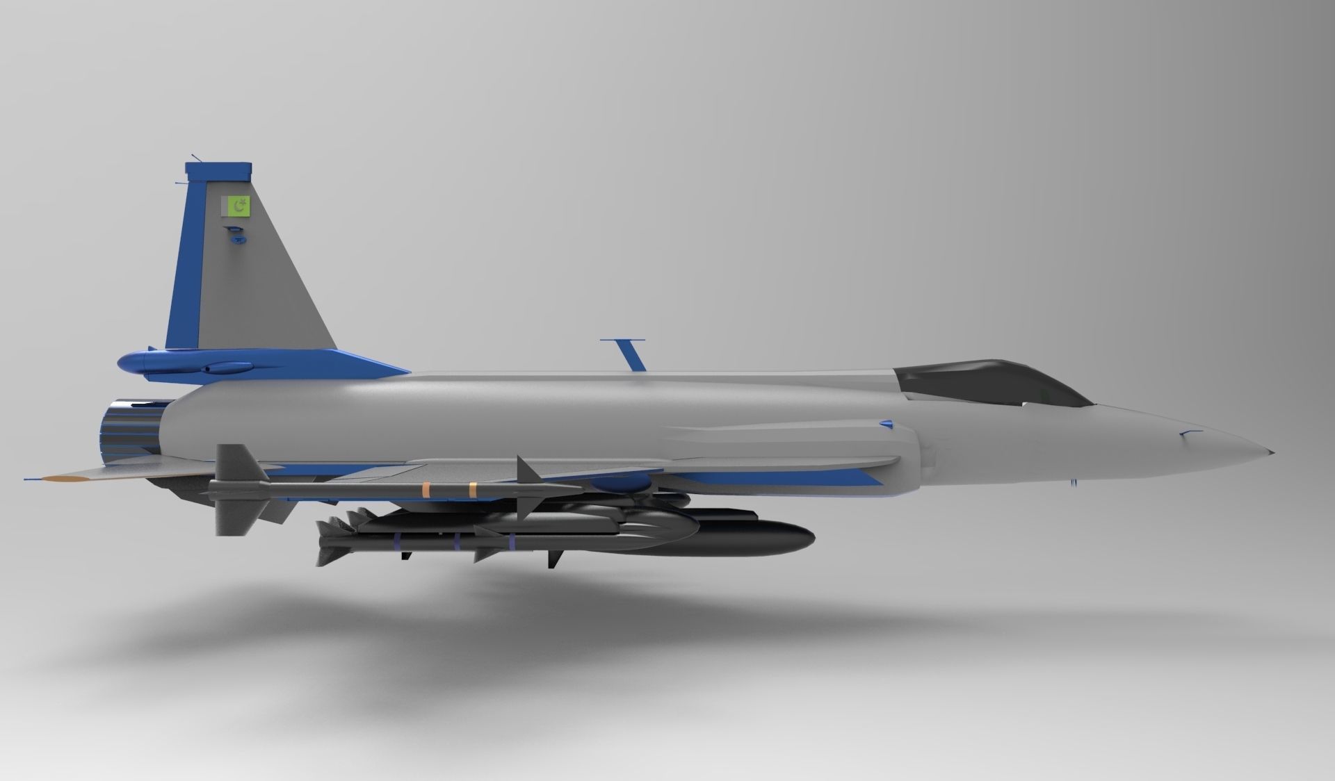 JF-17 Thunder 3D model_1