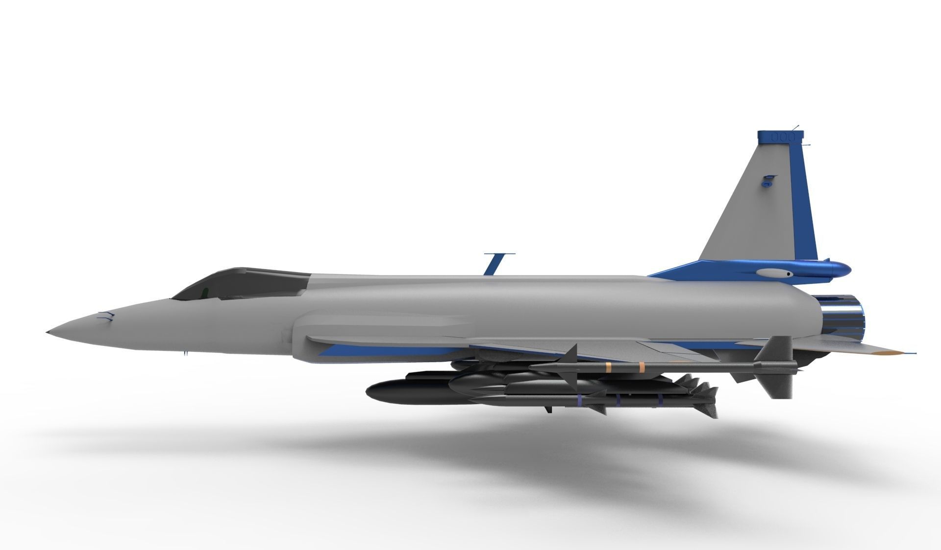 JF-17 Thunder 3D model_2
