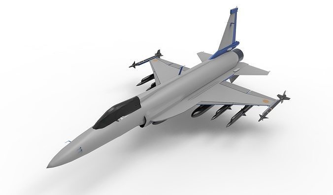 JF-17 Thunder 3D model
