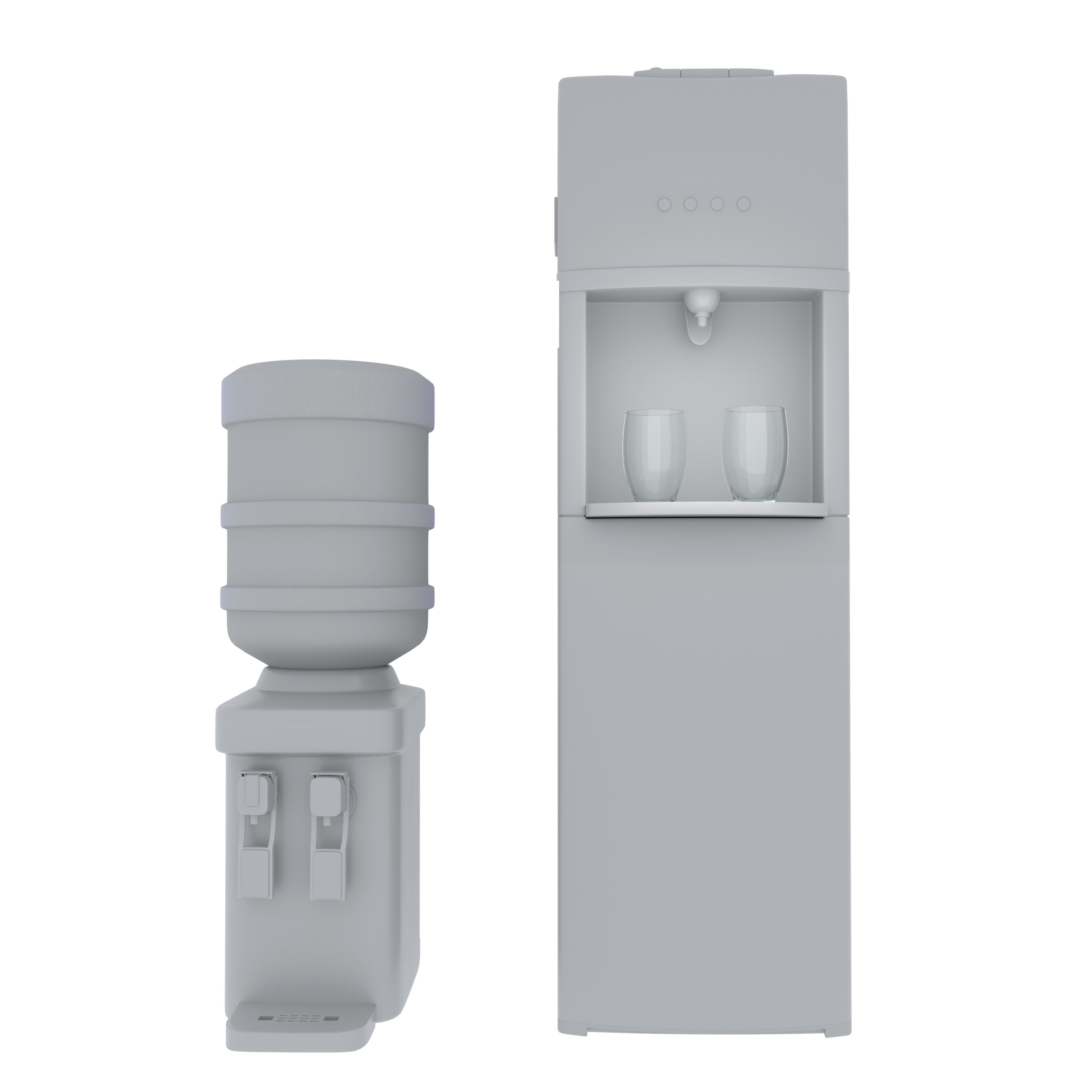 Cooler HotFrost HotFrost 35AEN HotFrost D65EN Low-poly 3D model_5