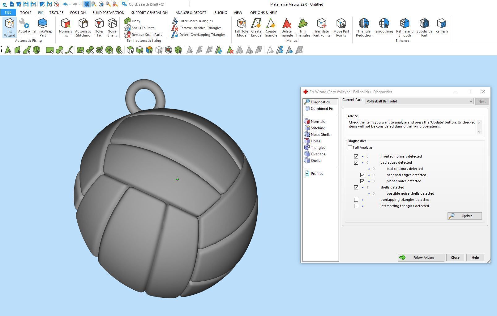 Volleyball Ball Pendant Sculpture jewelry gold 3D print model_6