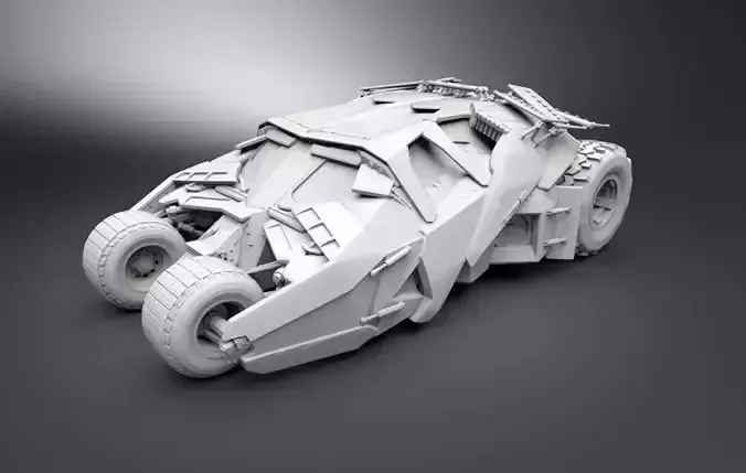 Batmobile Tumbler scale model 3D print model
