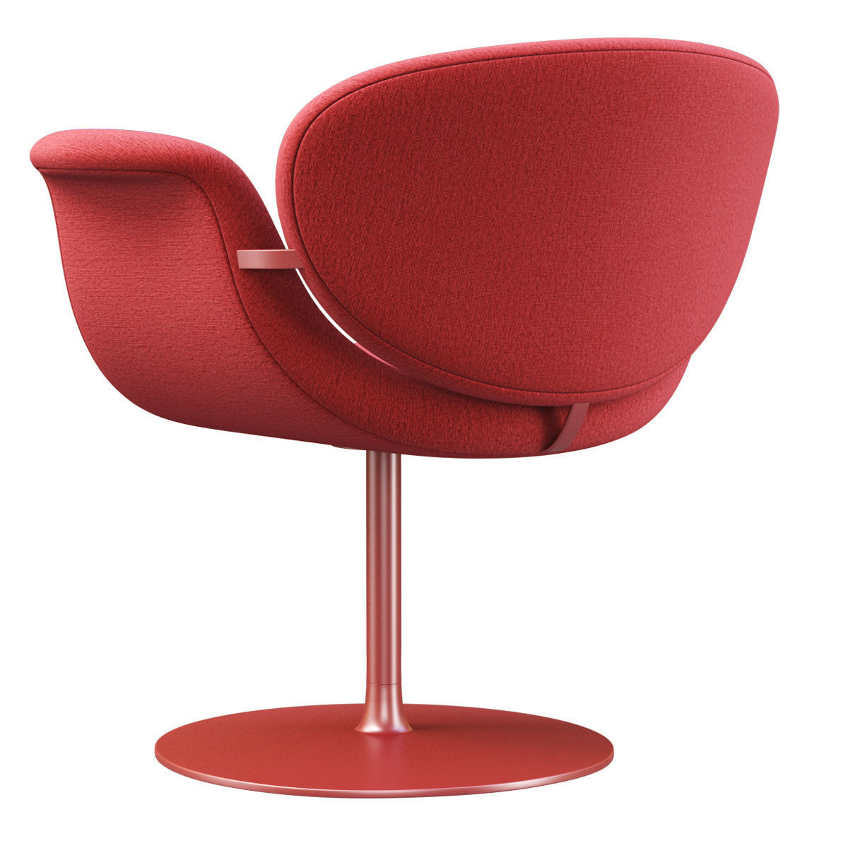 Tulip Midi chair disk by Artifort  Low-poly 3D model_5