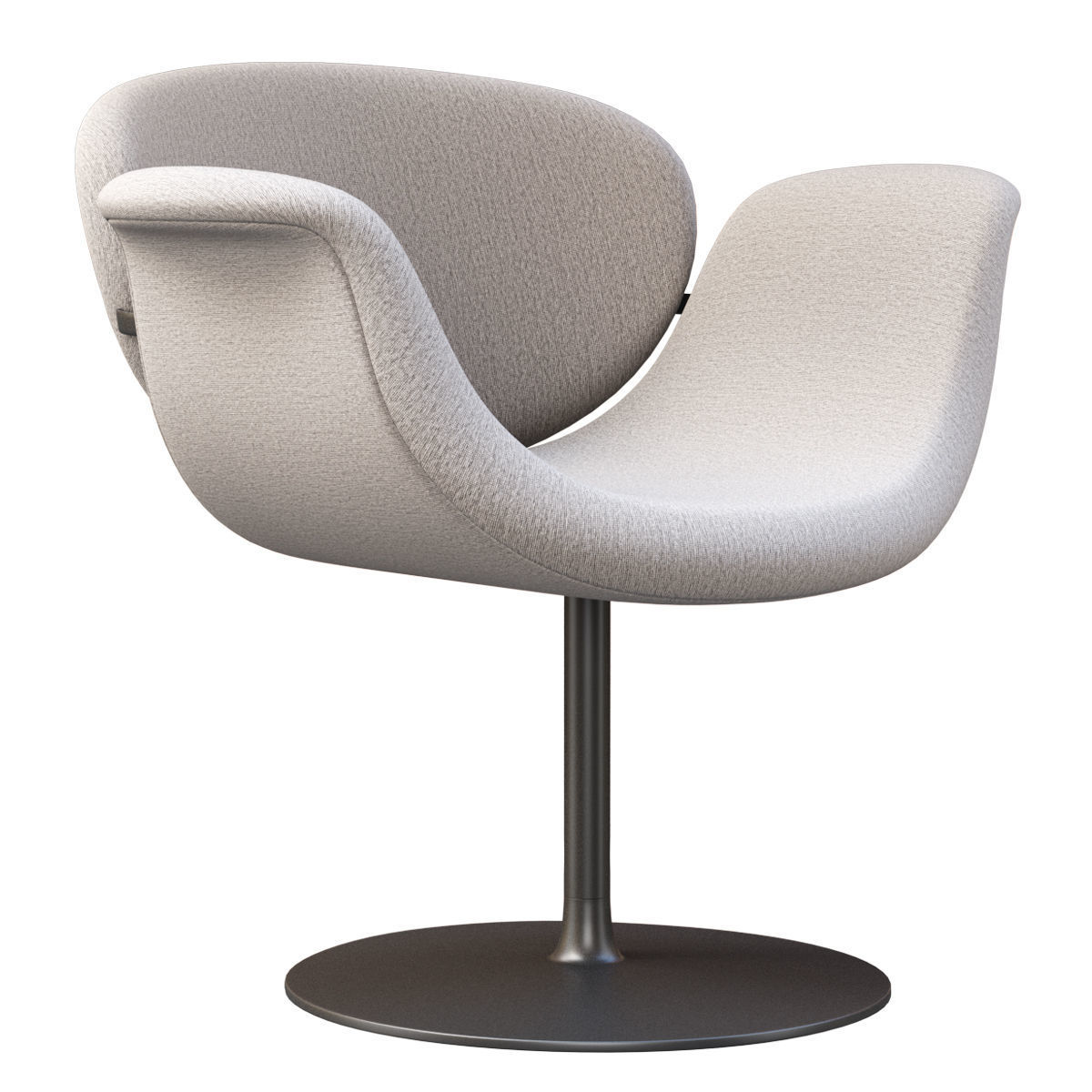 Tulip Midi chair disk by Artifort  Low-poly 3D model_2