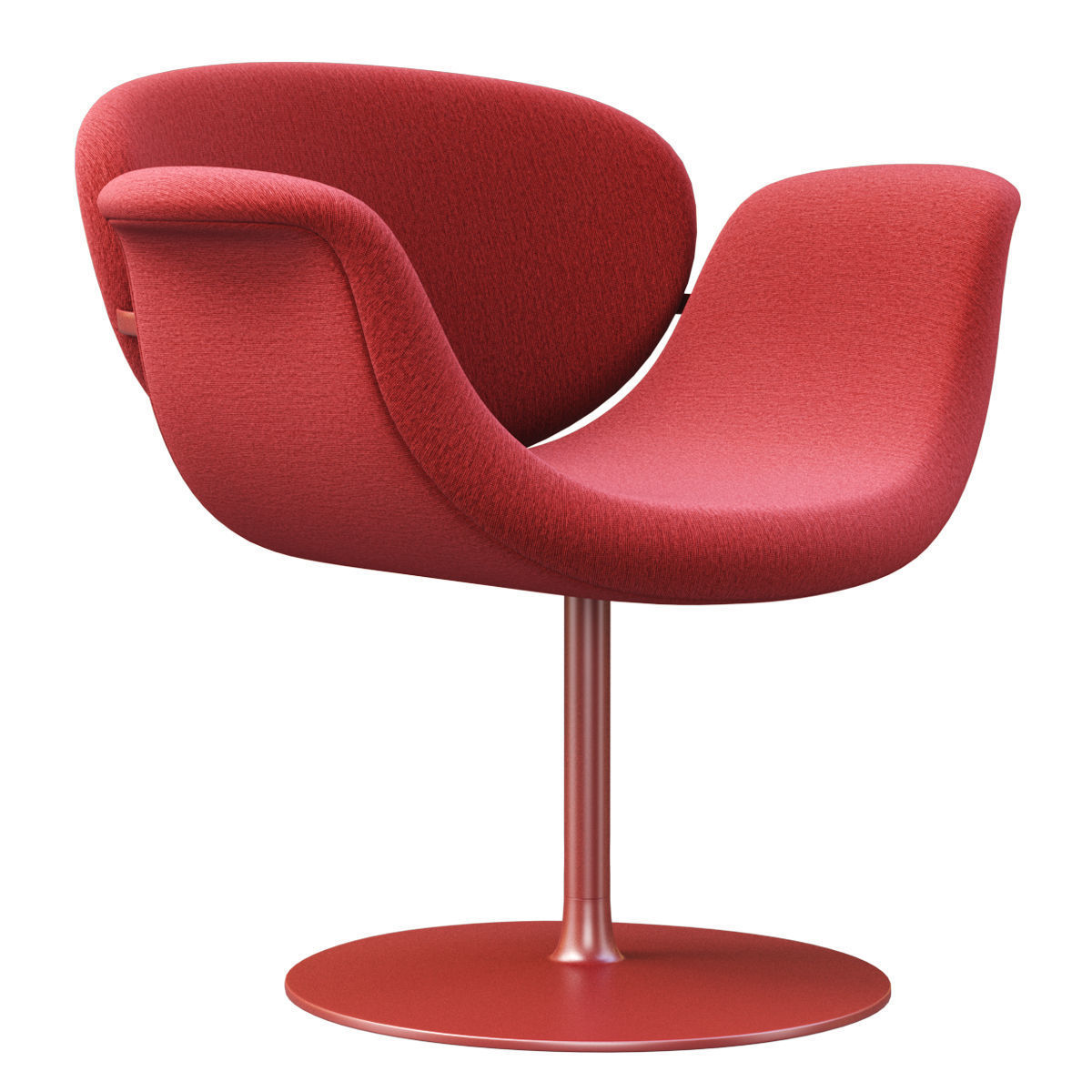 Tulip Midi chair disk by Artifort  Low-poly 3D model_1