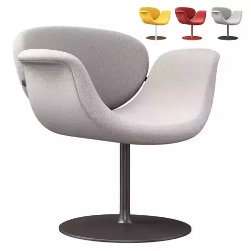 Tulip Midi chair disk by Artifort  Low-poly 3D model