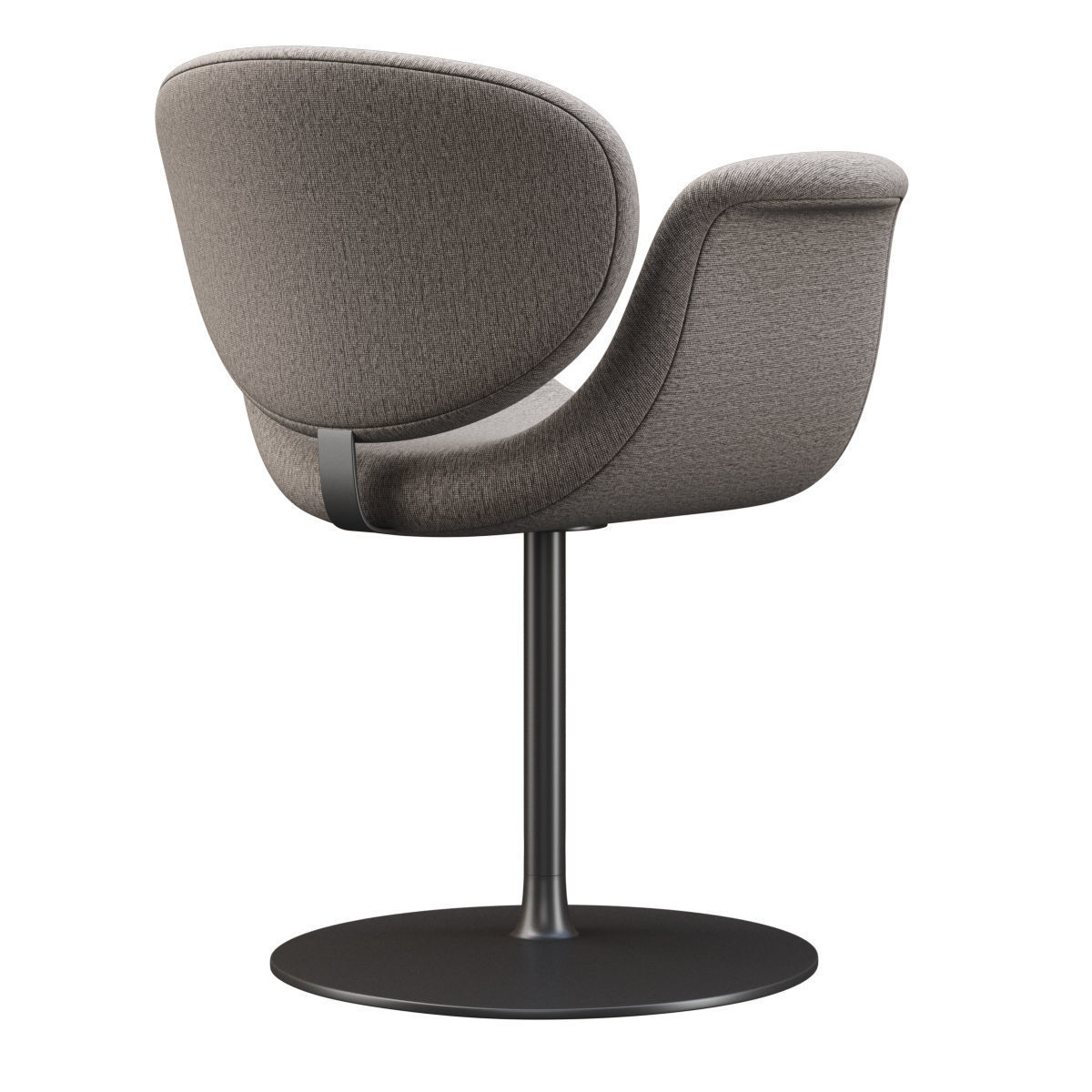 Little Tulip chair disk by Artifort  Low-poly 3D model_4